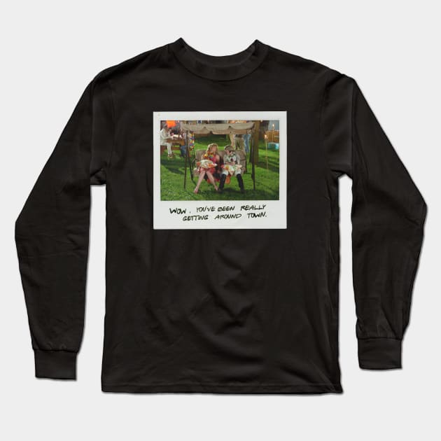 Schitt's Creek Instant Photo: Jocelyn Moira - Wow, You've Been Really Getting Around Town Long Sleeve T-Shirt by Schitt's Creek